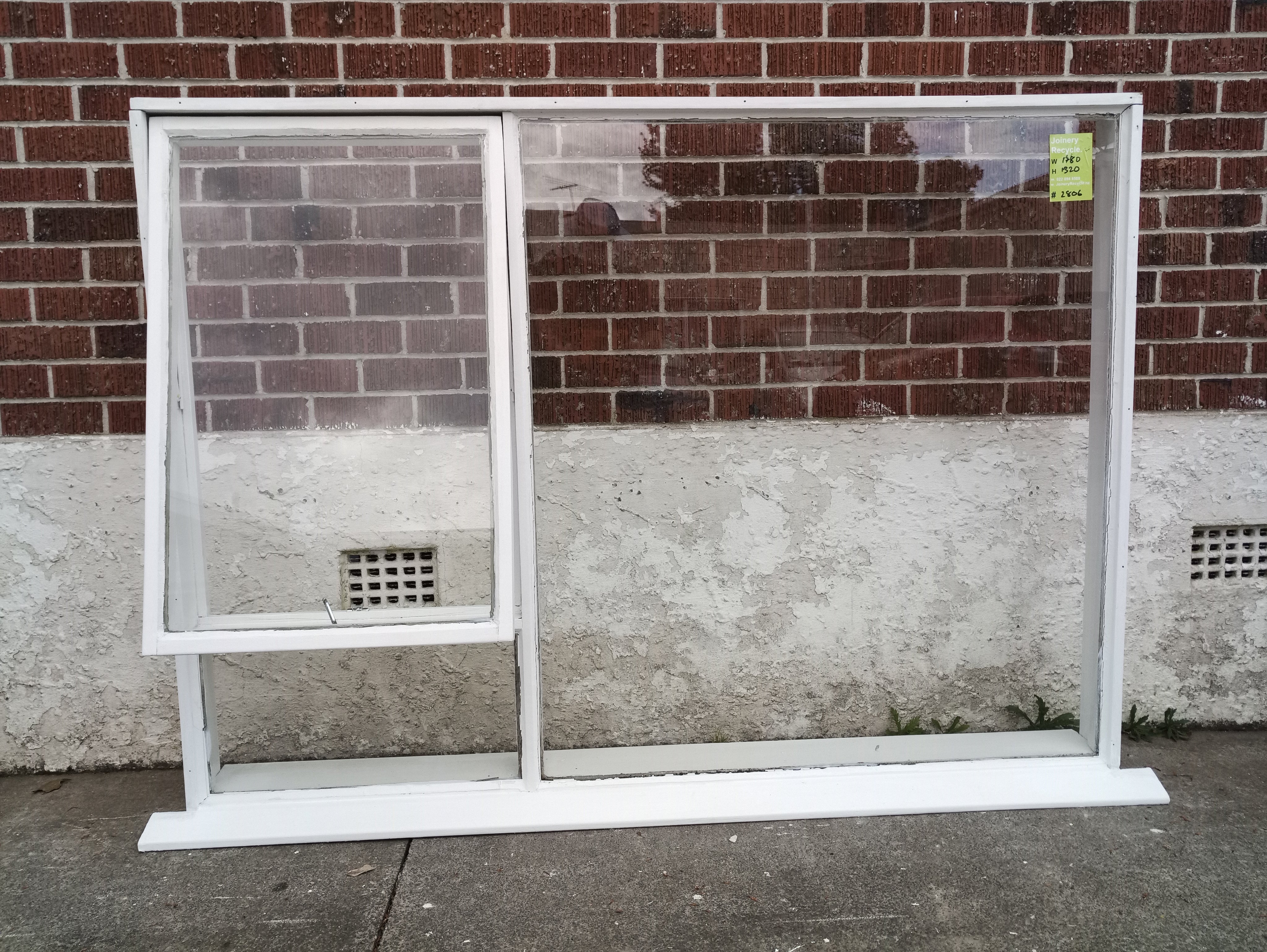 Wooden Window 1780 W x 1320 H  [#2806 ] Joinery Recycle