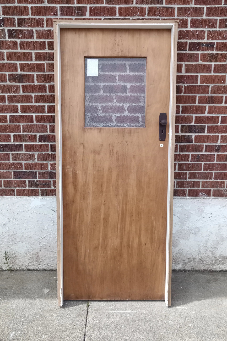 Internal Wooden Door in Frame 860 W x 2060 H [#4051MA] Joinery Recycle