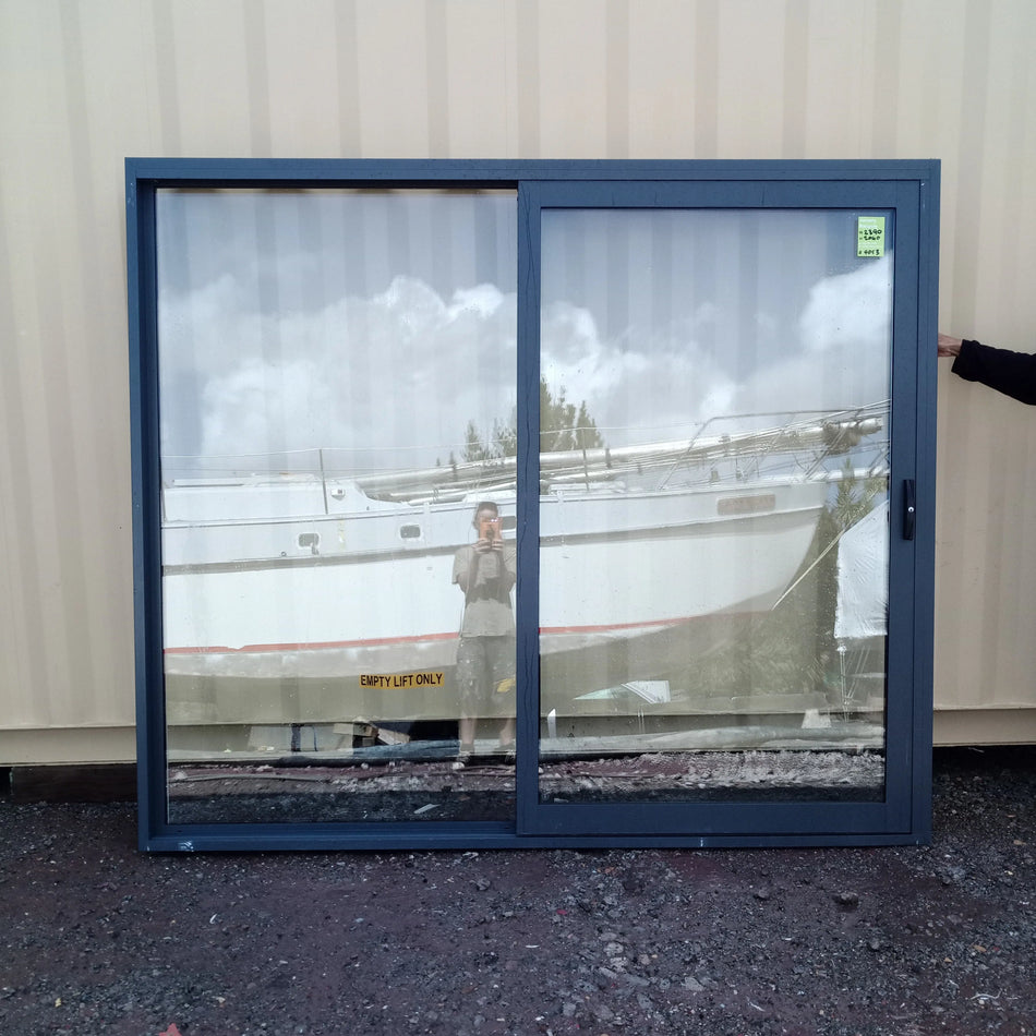 DOUBLE GLAZED *NEAR NEW* Ranch Slider 2390 W x 2040 H [#4053aSF] Joinery Recycle