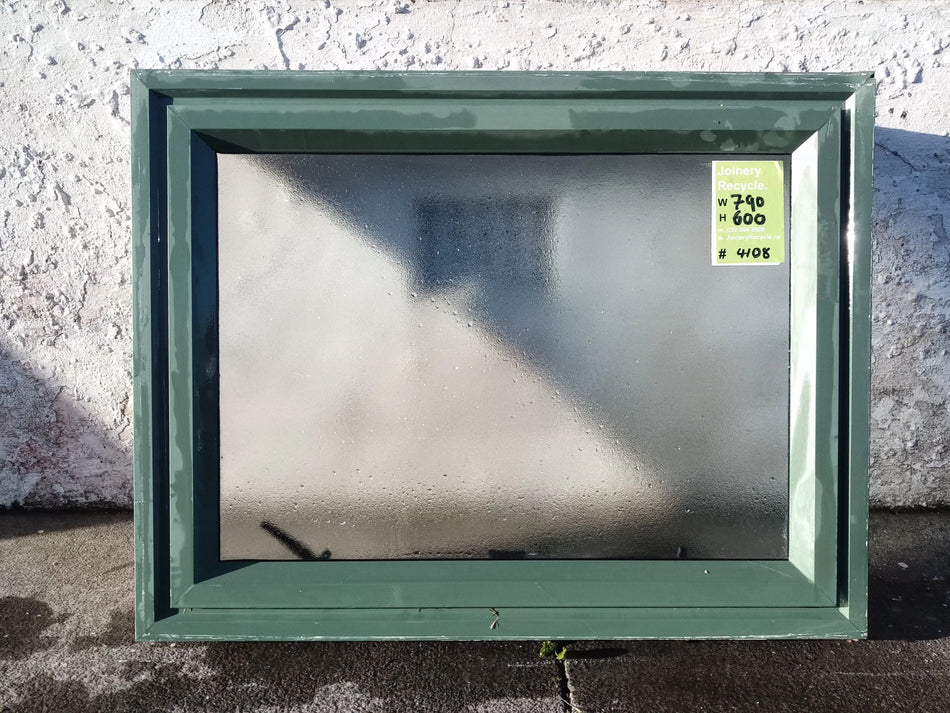 Aluminium Window Green 790 W x 600 H  [#4108 MA] Joinery Recycle