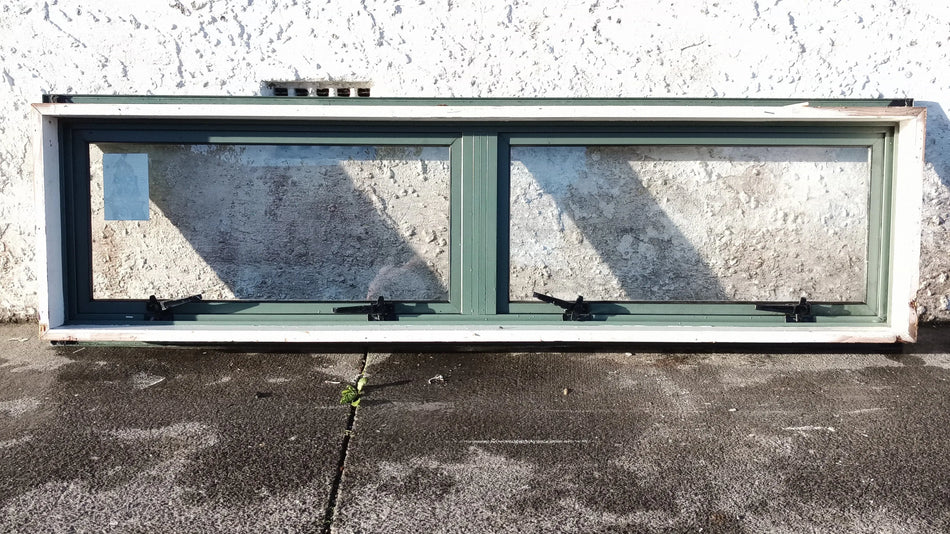 Aluminium Window Green 790 W x 600 H  [#4109 MA] Joinery Recycle