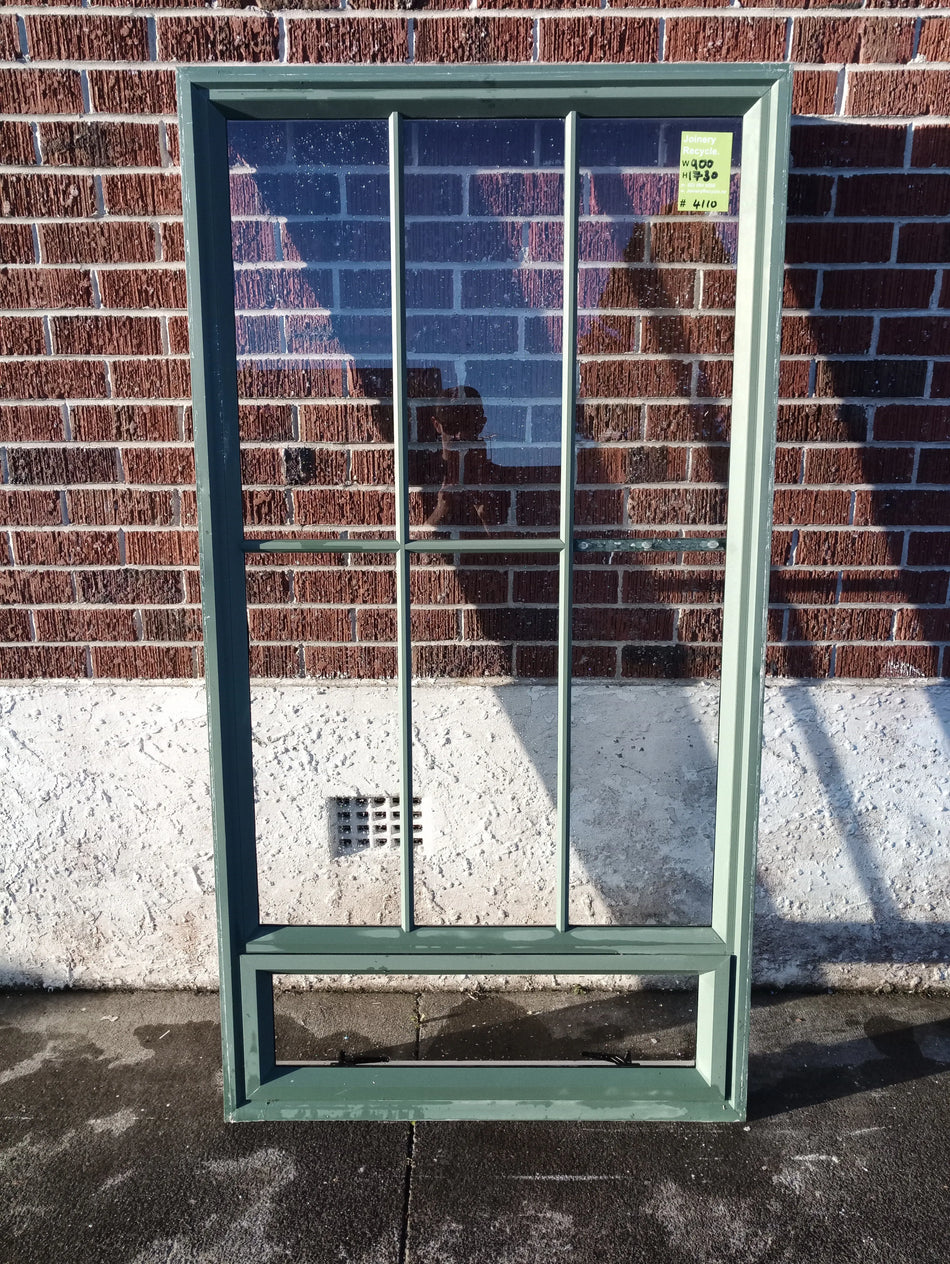 Aluminium Window Green 1500 W x 400 H  [#4109 MA] (Copy) Joinery Recycle