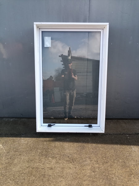 Aluminium Window White    850 W  x  1290 H  [#4278 SF] Joinery Recycle