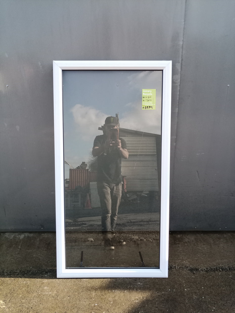 Aluminium Window Sash White    680 W  x  1300 H  [#427 SF] Joinery Recycle