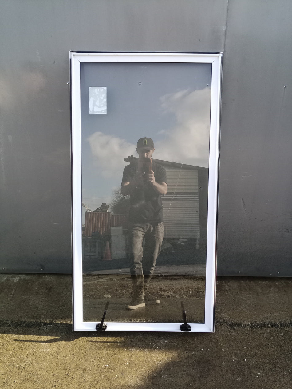 Aluminium Window Sash White    680 W  x  1300 H  [#427 SF] Joinery Recycle