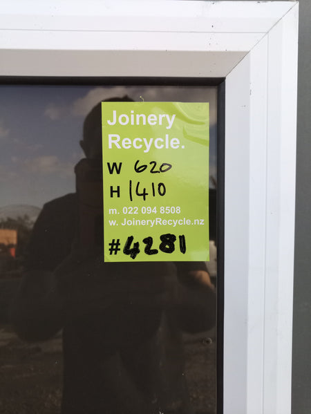 Aluminium Window Sash White    620 W  x  1410 H  [#4281 SF] (Copy) Joinery Recycle