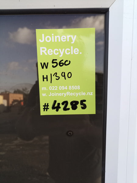 Aluminium Window Sash White    560 W x 1390 H  [#4285 SF] Joinery Recycle