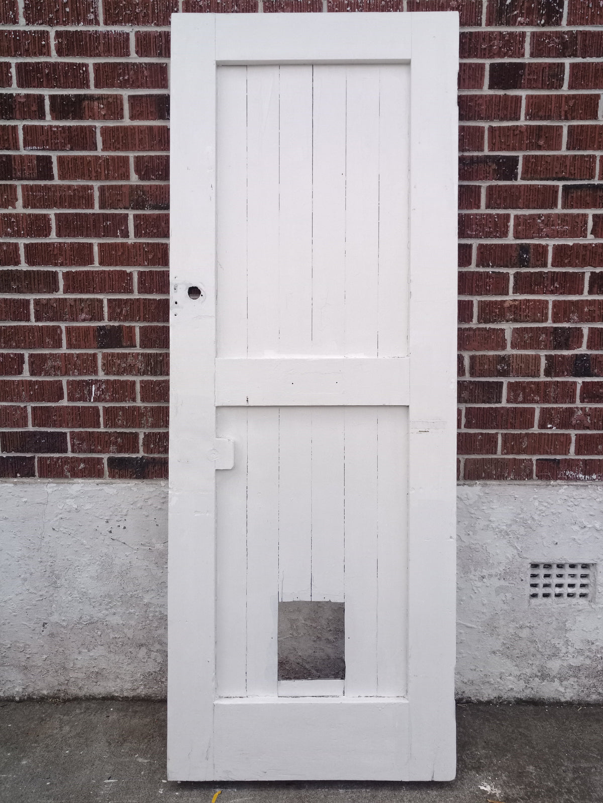Tongue and Groove Exterior Wooden Door 730 w x 1960h [#4532 MA] Joinery Recycle