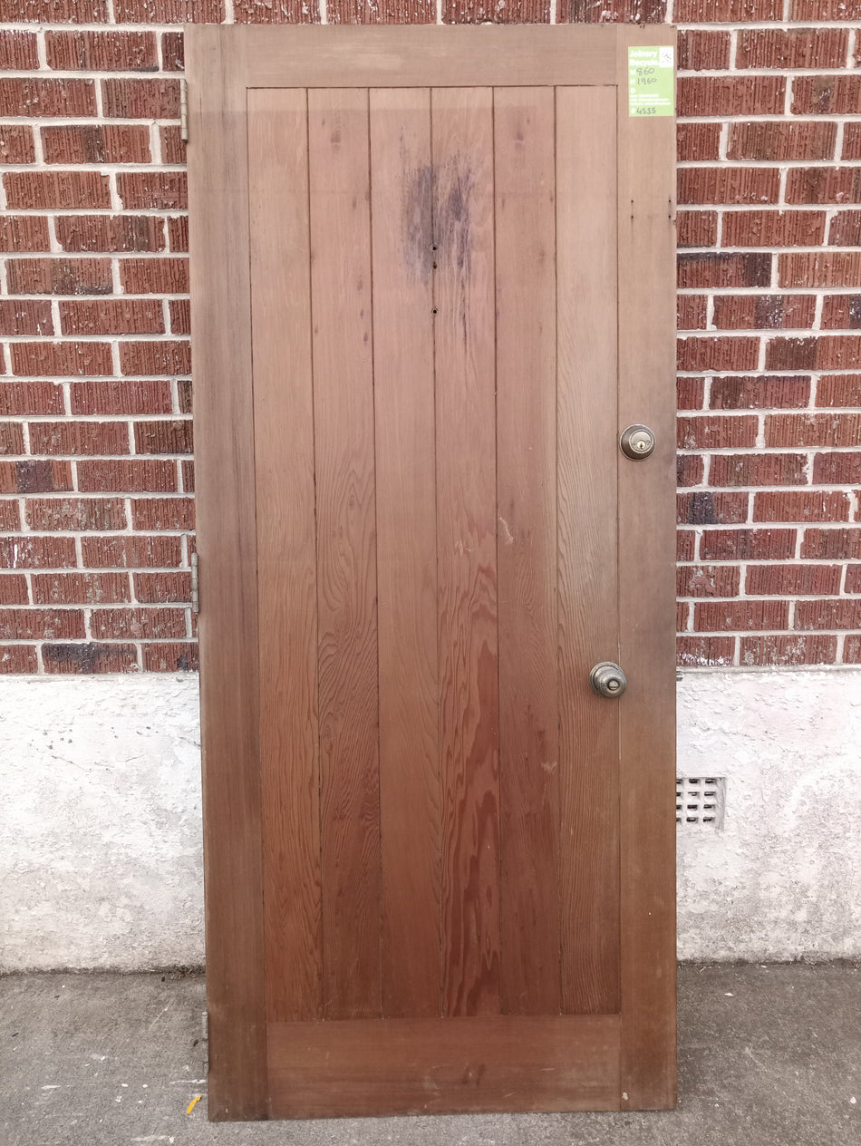 CEDAR T&G Door Leaf    860 W  x  1960 H  [#4535 MA] Joinery Recycle