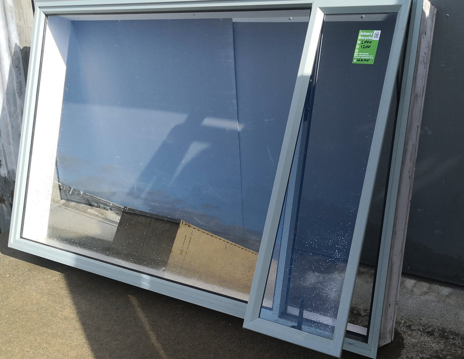 Aluminium Window Green   2000 W  x  1200 H  [#4600 SF] Joinery Recycle