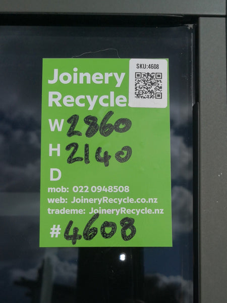 Aluminium Bifold Door  2860 W x 2140 H [#4608  SF] Joinery Recycle