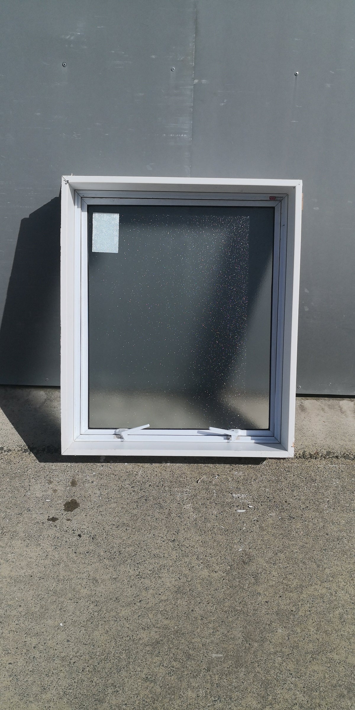Aluminium Window White  680 W  x 800 H  [#4614 SF] Joinery Recycle