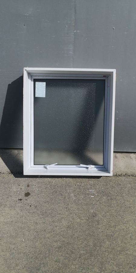 Aluminium Window White  680 W  x 800 H  [#4614 SF] Joinery Recycle