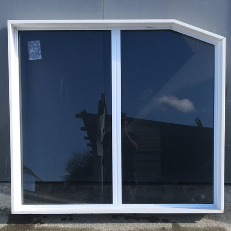 Aluminium Window White   1340 W  x  1200 H  [#4631 SF] Joinery Recycle