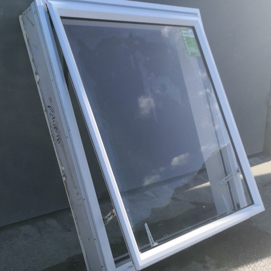 Aluminium Window White  800 W  x  900 H  [#4636 SF] Joinery Recycle