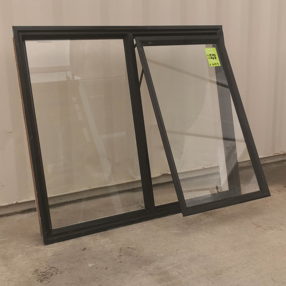 Aluminium Window Brown 1200  W  x  1000 H [#4079 SF]