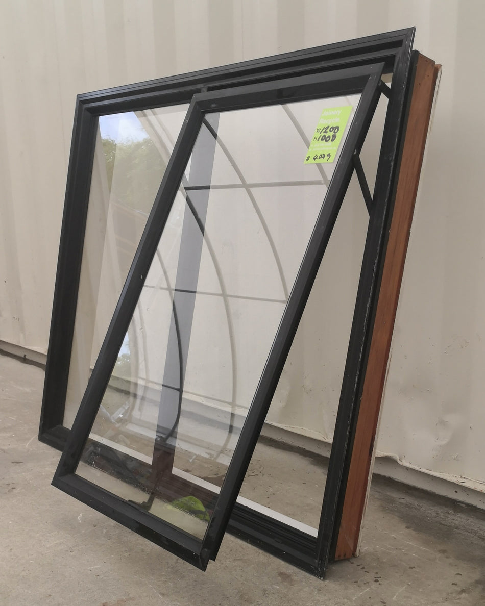 Aluminium Window Brown 1200  W  x  1000 H [#4079 SF]