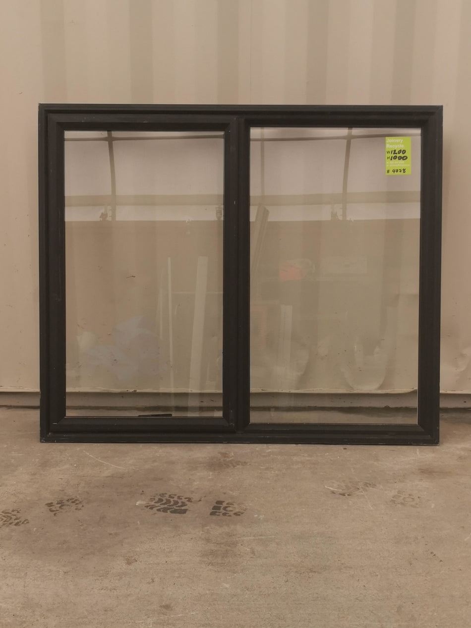 Aluminium Window Brown 1200 W  x 1000 H [#4078 SF]
