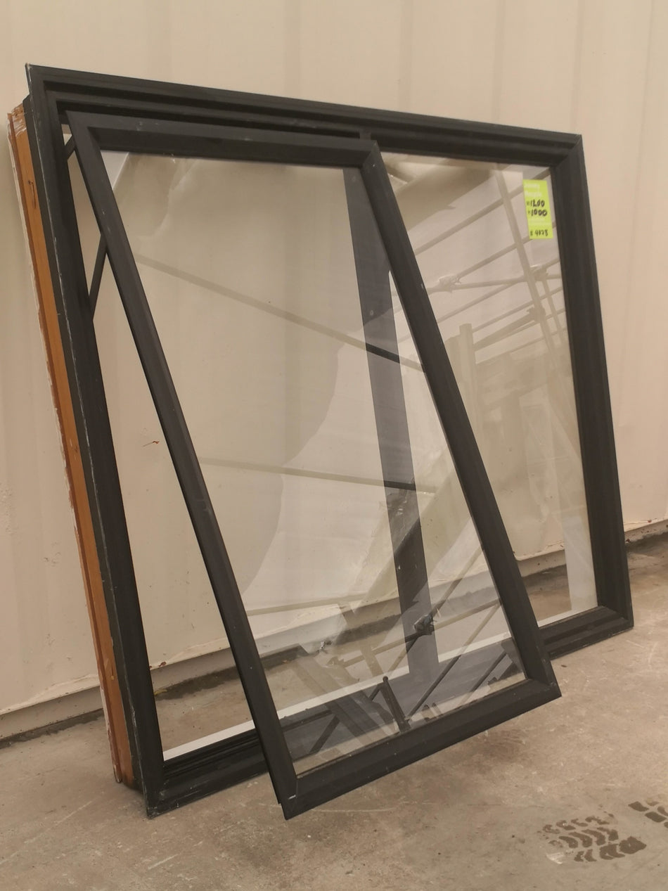 Aluminium Window Brown 1200 W  x 1000 H [#4078 SF]