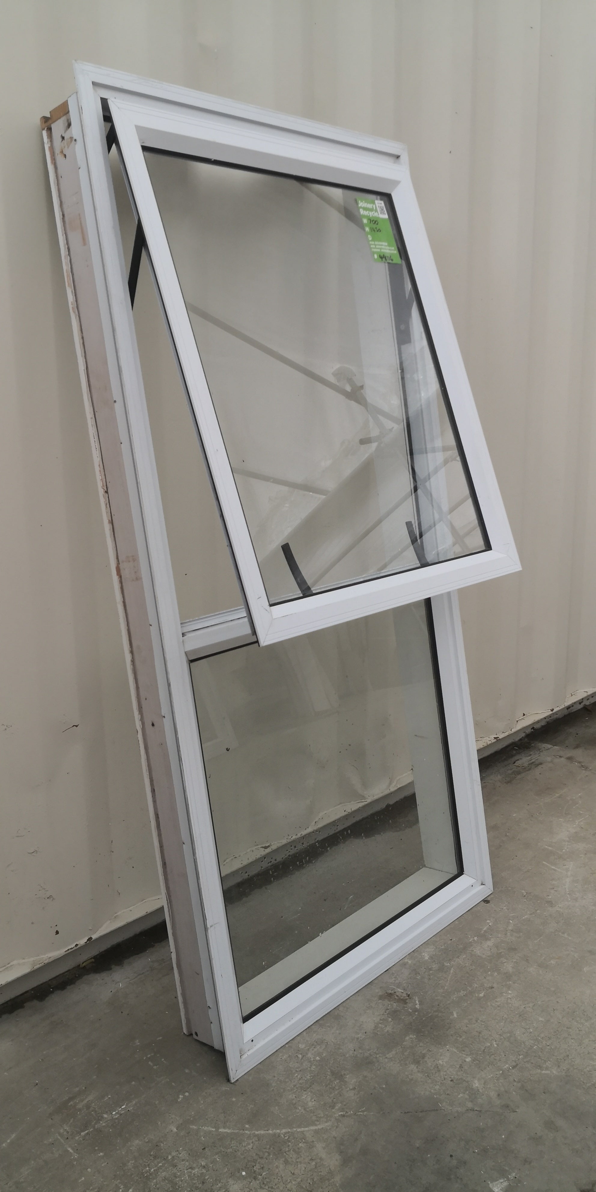 White Aluminium Window - Awning Opening