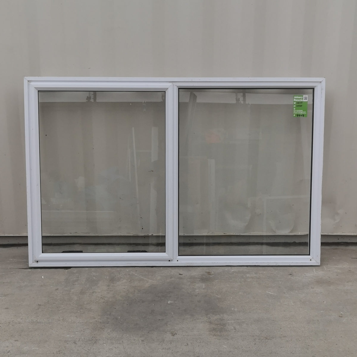 Aluminium Window White  1600 W  x  1000 H  [#4807 SF]