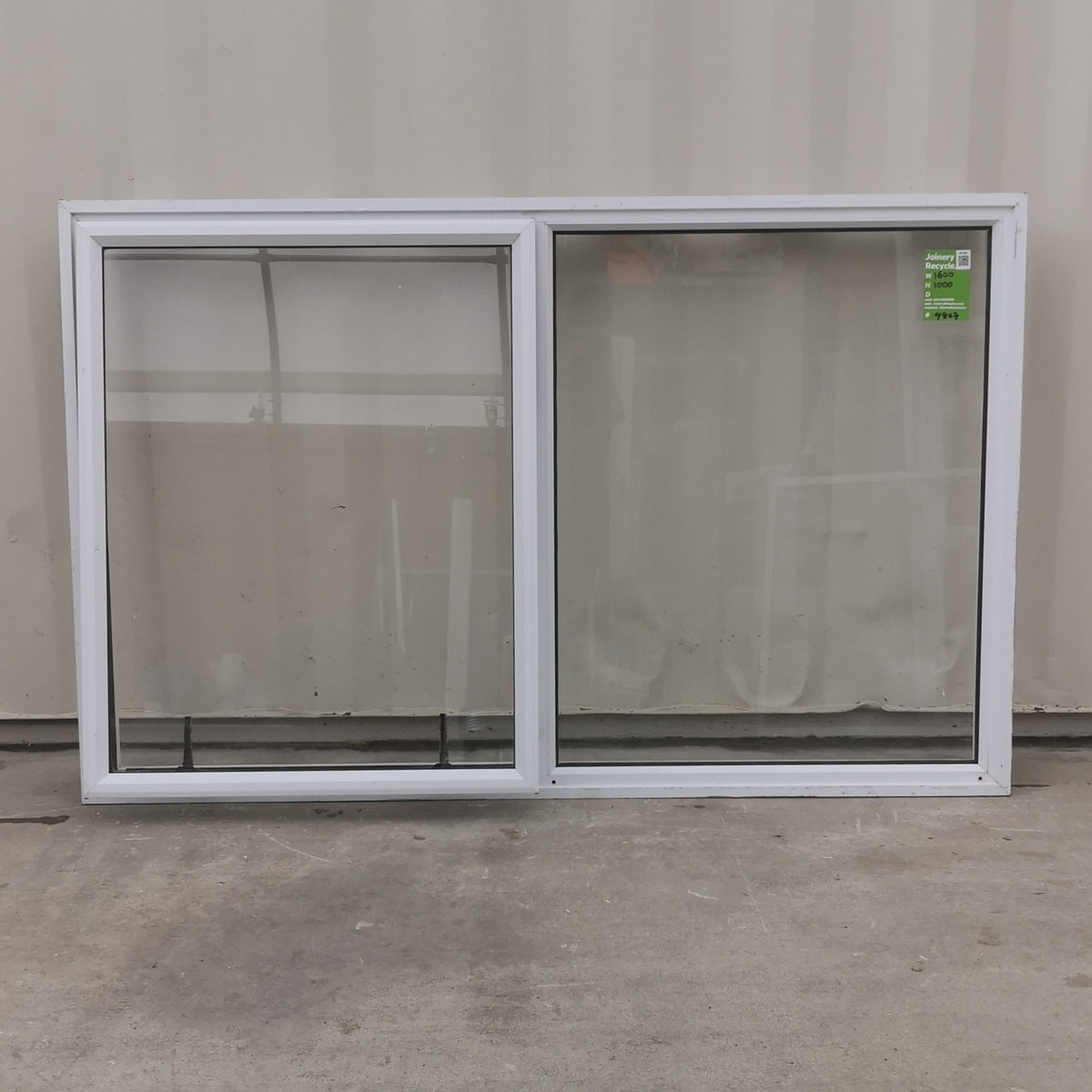 WHITE Aluminium Window1600 W  x  1000 H