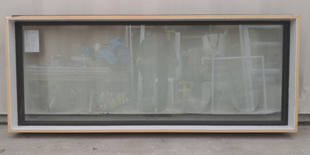 DOUBLE GLAZED Aluminium Window Brown 1500 W  x 600 H [#4808  SF]