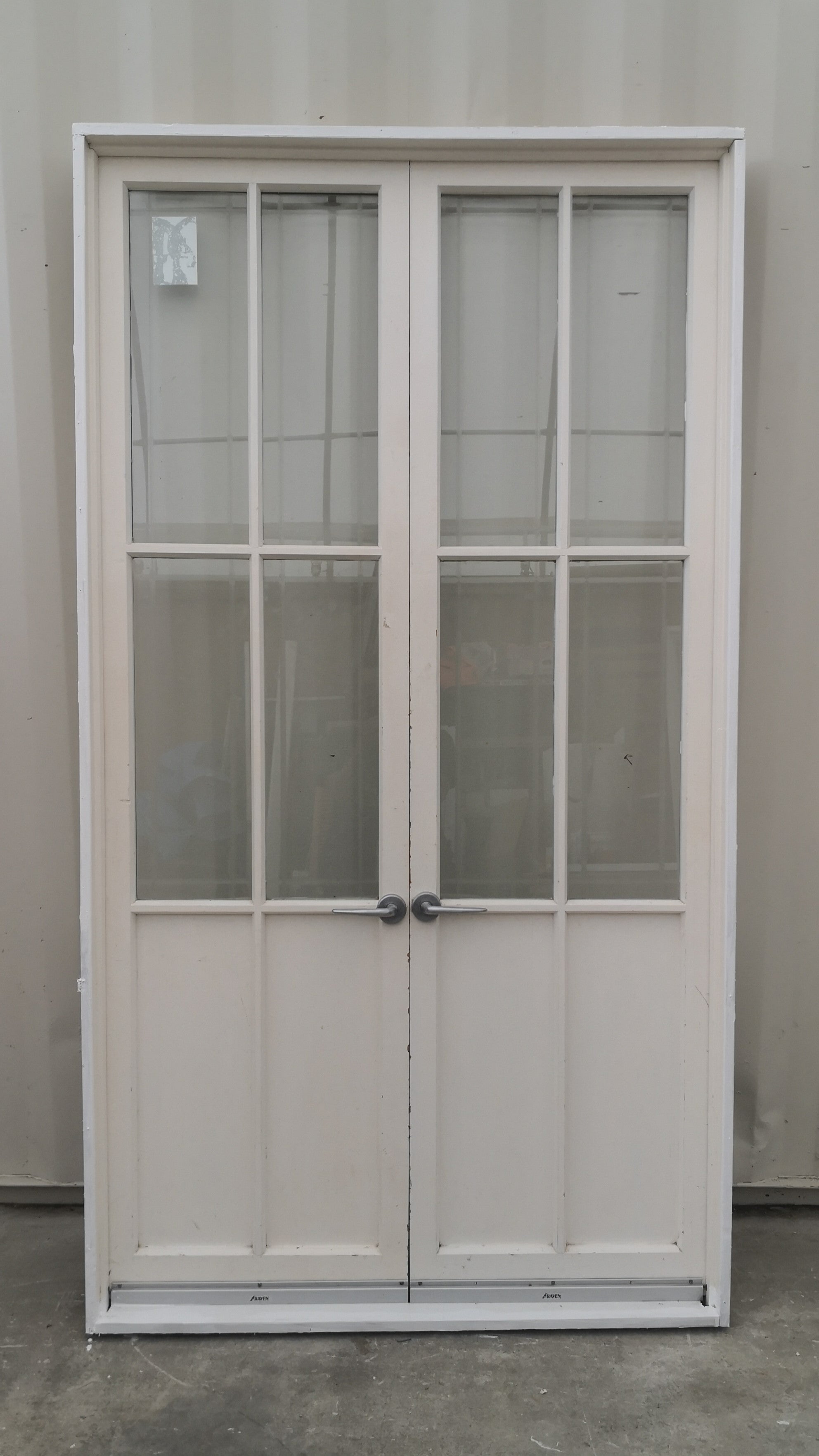 Wooden French Doors 1160 W  x 2130 H [#4810  SF] Joinery Recycle