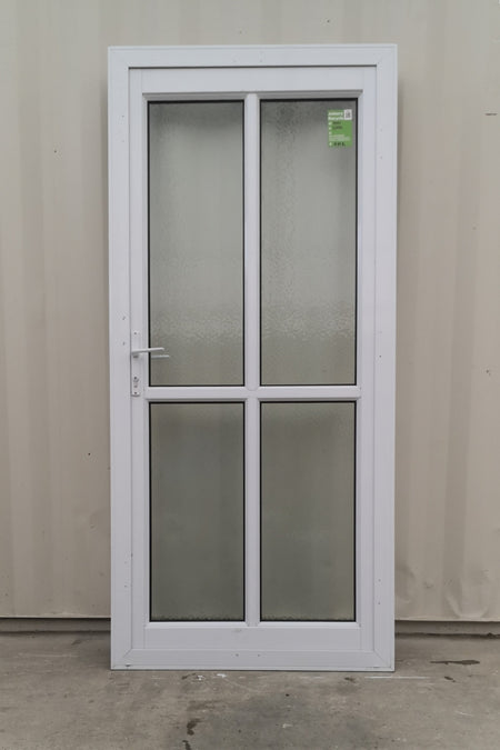 Aluminium & Glass Single Door 900 W x 1200 H  [#4812  SF] EXTERIOR