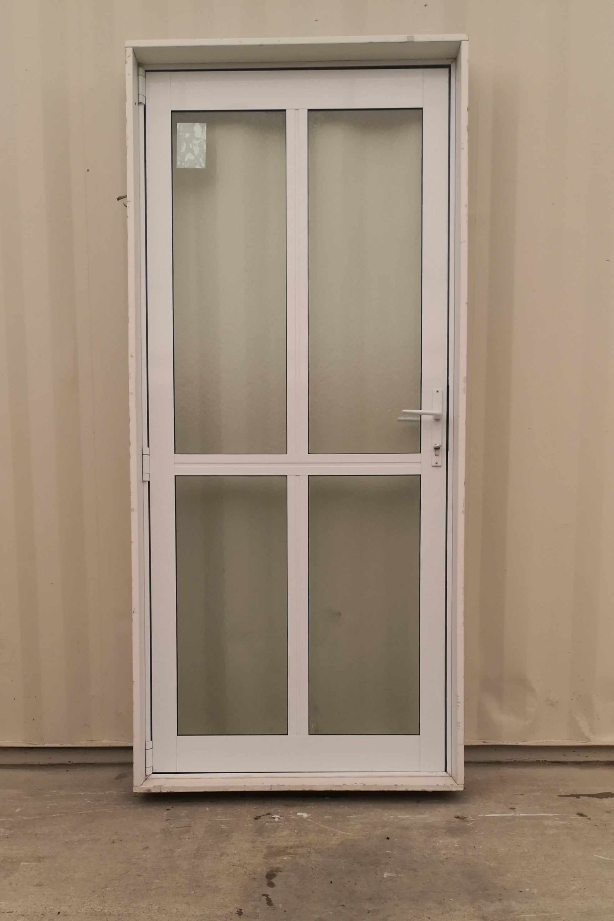 Aluminium & Glass Single Door 900 W x 1200 H  [#4812  SF] INTERIOR