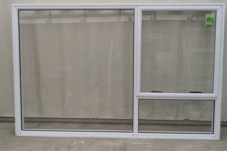 Aluminium Window White  2000 W  x 1290 H  [#4813 SF] EXTERIOR