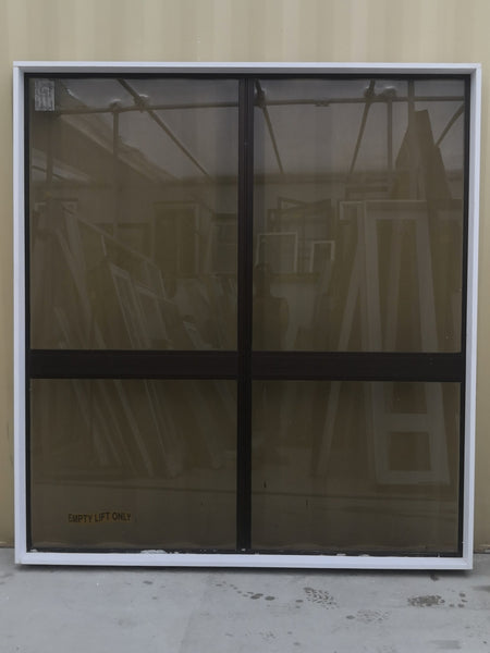 Aluminium Window Brown 1830  W  x 2000 H [#4874 SF] INTERIOR VIEW
