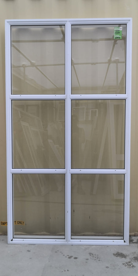 STAIRWELL Aluminium Window White 1250 W  x  2300 H  [#4875 SF] Exterior View