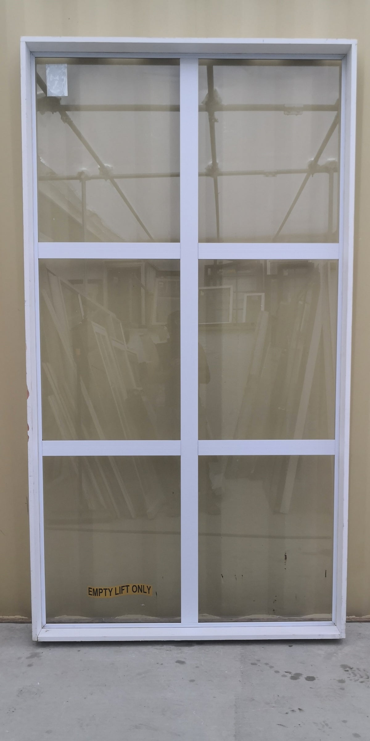 STAIRWELL Aluminium Window White 1250 W  x  2300 H  [#4875 SF] Interior View
