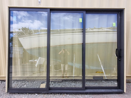 #TEMPLATE *NEAR NEW* - Double Glazed - Stacker Ranch SliderIronsand  W x  H [# SF] (Copy) Joinery Recycle