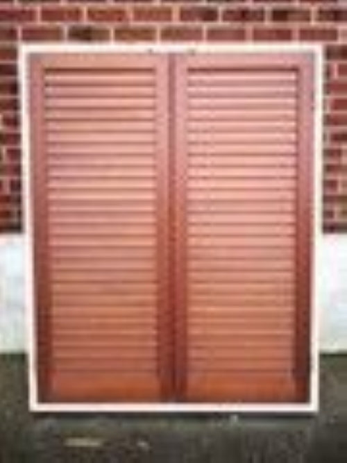 CEDAR Shutters 1290 W x 1610 H [#1240] Joinery Recycle